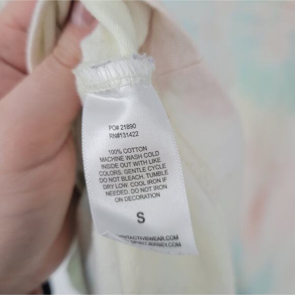 Disney Cotton Candy Tie Dye Rainbow Crewneck Spririt Jersey S - Picture 9 of 9